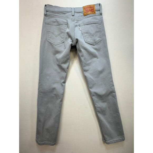 Levis 511 Mens Slim Fit Jeans Size 29Wx30L Light Gray Denim Pockets Casual - Picture 10 of 13